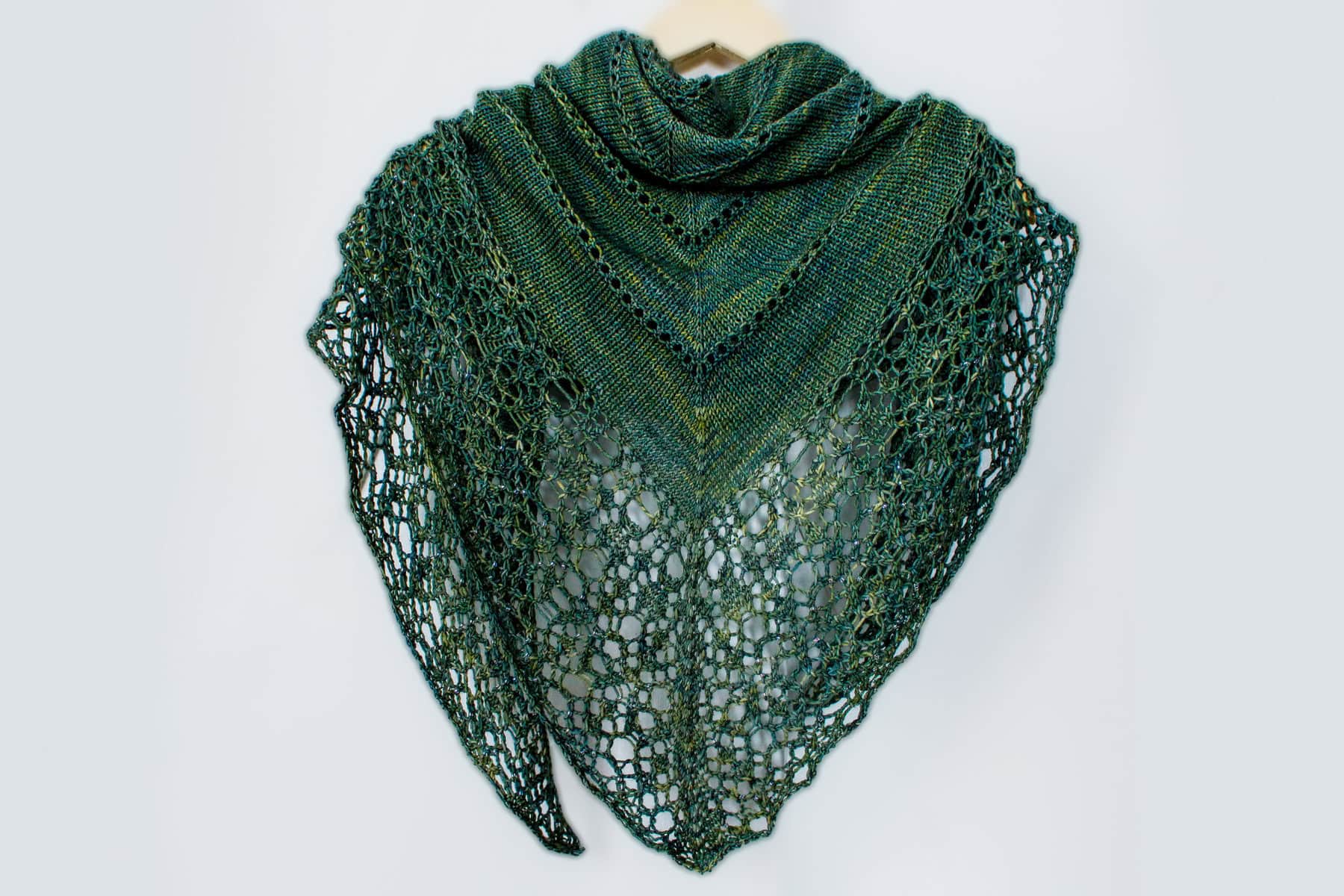 Morning Dew | Lace Shawl Knitting Pattern | rhyFlower Knits